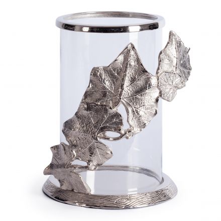 Подсвечник Secret de Maison Лиф3/Leaf3 (мод. 9408) алюминиевый сплав, 24х24х34см, серебряный