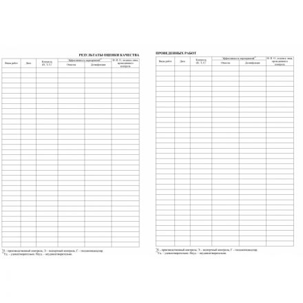 Журнал учета работ очистки и дезинфекции систем вентиляции  КЖ 1246