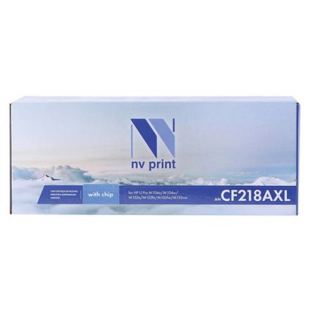 Картридж лазерный NV PRINT (NV-CF218AXL) для HP M104a / M104w / M132fn / M132nw, ресурс 3500 страниц Картридж лазерный NV PRINT (NV-CF218AXL) для HP M104a / M104w / M132fn / M132nw, ресурс 3500 страниц
