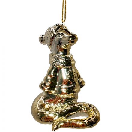 Игрушка НГ подвесная из фарфора / 5,8х8х5,5см арт.92739 Игрушка НГ подвесная из фарфора / 5,8х8х5,5см арт.92739