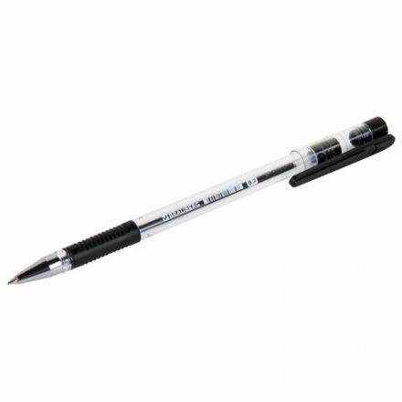 Ручка шариковая с грипом BRAUBERG "X-Writer", ЧЕРНАЯ, узел 0,7 мм, линия письма 0,35 мм, 142404 Ручка шариковая с грипом BRAUBERG "X-Writer", ЧЕРНАЯ, узел 0,7 мм, линия письма 0,35 мм, 142404