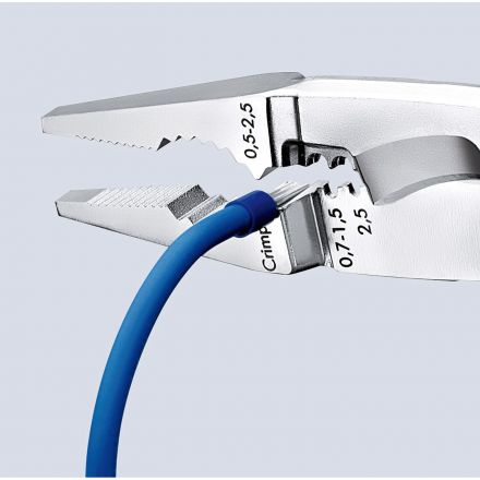 Клещи электромонтажные VDE L-200 мм KNIPEX KN-1396200 Клещи электромонтажные VDE L-200 мм KNIPEX KN-1396200