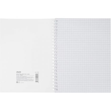 Бизнес-тетрадь А5,48л,обл.карт,греб,кл,Office Style,голубая