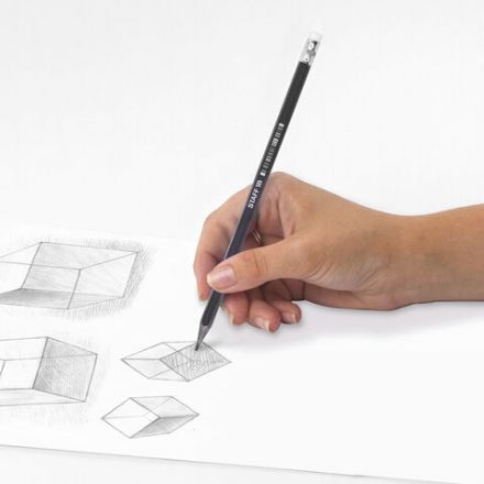 Карандаш чернографитный STAFF "College" BLP-712, 1 шт., НВ, с ластиком, пластик, корпус черный, 181712 Карандаш чернографитный STAFF "College" BLP-712, 1 шт., НВ, с ластиком, пластик, корпус черный, 181712