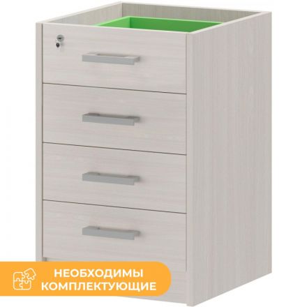 Тумба PT Арго АТ2-05 Каркас тумбы приставной ясень шимо