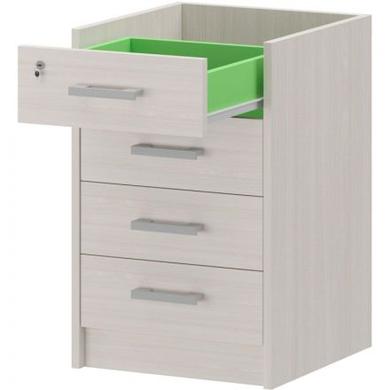 Тумба PT Арго АТ2-05 Каркас тумбы приставной ясень шимо