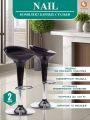 Стул барный Наил/Nail (мод.KY801) металл/пластик, 42х44х67-88см, черный/хром