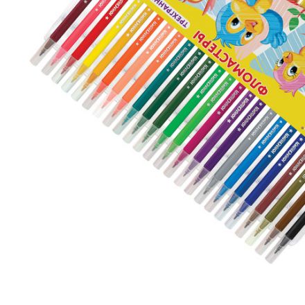 Фломастеры ЮНЛАНДИЯ 24 цвета, "ЗООПАРК", трехгранные, вентилируемый колпачок, 151427 Фломастеры ЮНЛАНДИЯ 24 цвета, "ЗООПАРК", трехгранные, вентилируемый колпачок, 151427