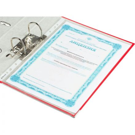 Папка-регистратор Комус Экономи 50мм красная, ПБП1, карм.кор., мет.уг Папка-регистратор Комус Экономи 50мм красная, ПБП1, карм.кор., мет.уг