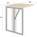 Стол приставной К-Loft Director 241B002 Ш700 дуб натуральный