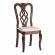 Стул Tetchair Афродита/ Aphrodite дерево гевея, 46х54х99см, Cappuchino , ткань кремовая с рисунком (А04)