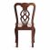 Стул Tetchair Афродита/ Aphrodite дерево гевея, 46х54х99см, Cappuchino , ткань кремовая с рисунком (А04)