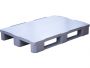 Паллет 1200x800х160 сплошной, гигиенический, на 3-х полозьях  серый