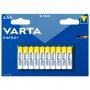 Батарейки алкалиновые "мизинчиковые" КОМПЛЕКТ 10 шт., VARTA ENERGY, ААА (LR03,15А), блистер, 4103229491 Батарейки алкалиновые "мизинчиковые" КОМПЛЕКТ 10 шт., VARTA ENERGY, ААА (LR03,15А), блистер, 4103229491
