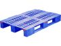 Паллет 1200х800х150 перфорированный усиленный (версия 2), на 3-х полозьях  синий
