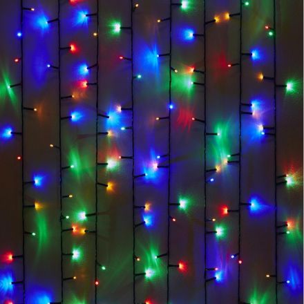 Гирлянда светодиодная 200 ламп, 9м, мультик, зел пров IP20 SW-XMAXIn-0010 Гирлянда светодиодная 200 ламп, 9м, мультик, зел пров IP20 SW-XMAXIn-0010