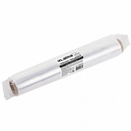 Пленка пищевая ПЭ 450 мм х 200 м, гарантированная длина, 6 мкм, вес 0,49 кг +- 5%, LAIMA, 605040 Пленка пищевая ПЭ 450 мм х 200 м, гарантированная длина, 6 мкм, вес 0,49 кг +- 5%, LAIMA, 605040