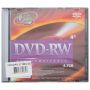 Диск DVD-RW VS 4,7 Gb, 4x, Slim Case, КОМПЛЕКТ 5 шт., VSDVDRB5001, VSDVDRWSL501