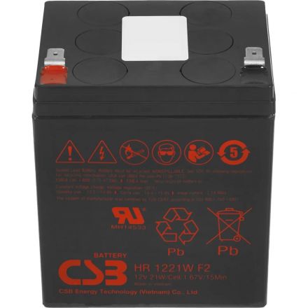 Батарея для ИБП CSB серия HR, HR1221W F2, 12В/5Ач
