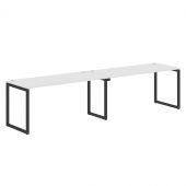 Стол 2-х местный XQWST 3270 Белый/Антрацит 3206х700х750 Стол 2-х местный XQWST 3270 Белый/Антрацит 3206х700х750