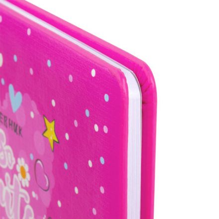 Дневник 1-4 класс 48 л., кожзам (твердая с поролоном), печать, аппликация, ЮНЛАНДИЯ, "Котик", 106215