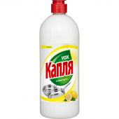 Средство для мытья посуды Капля Vox соль-эффект лимон 850гр 9078