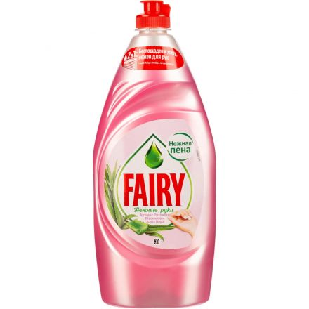 Средство для мытья посуды Fairy Розовый Жасмин и Алоэ Вера, 900мл