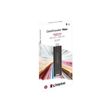 Флеш-память Kingston DataTravelerMax, USB-C 3.2 G2, чер, DTMAX/1TB Флеш-память Kingston DataTravelerMax, USB-C 3.2 G2, чер, DTMAX/1TB