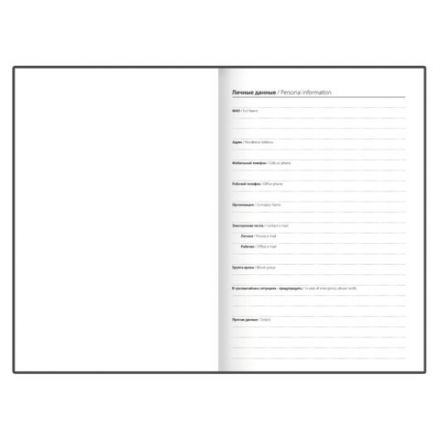 Ежедневник датированный 2026 145х215 мм, А5, STAFF, ламинированная обложка, "Символика РФ", 117314