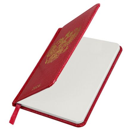 Ежедневник датированный 2026 А5 138х213 мм, BRAUBERG "State", под кожу, красный, 117414 Ежедневник датированный 2026 А5 138х213 мм, BRAUBERG "State", под кожу, красный, 117414