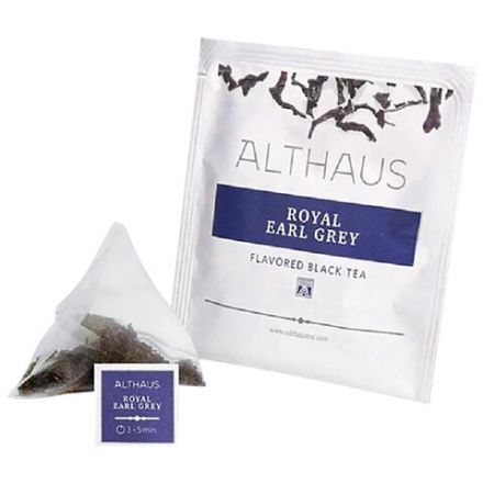 Чай ALTHAUS "Royal Earl Grey" черный, 15 пирамидок по 2,75 г, ГЕРМАНИЯ, TALTHL-P00004 Чай ALTHAUS "Royal Earl Grey" черный, 15 пирамидок по 2,75 г, ГЕРМАНИЯ, TALTHL-P00004
