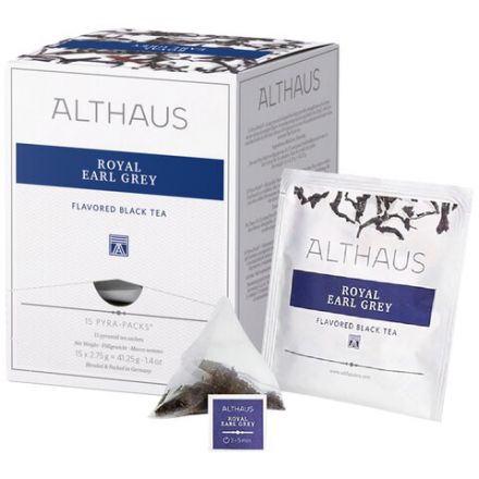 Чай ALTHAUS "Royal Earl Grey" черный, 15 пирамидок по 2,75 г, ГЕРМАНИЯ, TALTHL-P00004 Чай ALTHAUS "Royal Earl Grey" черный, 15 пирамидок по 2,75 г, ГЕРМАНИЯ, TALTHL-P00004