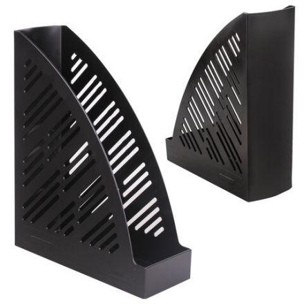 Лоток вертикальный для бумаг BRAUBERG "Standard+", 250х90х300 мм, черный, 237224 Лоток вертикальный для бумаг BRAUBERG "Standard+", 250х90х300 мм, черный, 237224