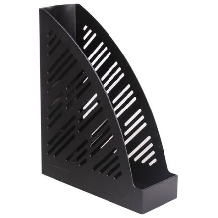 Лоток вертикальный для бумаг BRAUBERG "Standard+", 250х90х300 мм, черный, 237224 Лоток вертикальный для бумаг BRAUBERG "Standard+", 250х90х300 мм, черный, 237224