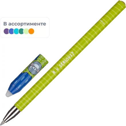 Ручка гелевая M&G So Many Cats стир.черн,шар0,5мм,син,в асс AKPB1479D20597H Ручка гелевая M&G So Many Cats стир.черн,шар0,5мм,син,в асс AKPB1479D20597H