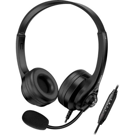 Гарнитура проводная USB Genius HS-235U черный 31710036400