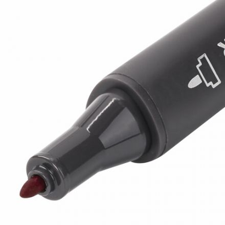 Маркер для скетчинга двусторонний 1 мм - 6 мм BRAUBERG ART CLASSIC, ЯРКО-КРАСНЫЙ (R316), 151798 Маркер для скетчинга двусторонний 1 мм - 6 мм BRAUBERG ART CLASSIC, ЯРКО-КРАСНЫЙ (R316), 151798