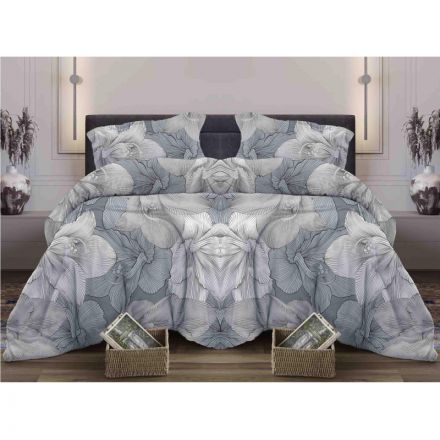 Постельное белье 2сп с Евро бязь наб.120г/м2 (нав.70х70 2шт.), Богема серый Постельное белье 2сп с Евро бязь наб.120г/м2 (нав.70х70 2шт.), Богема серый