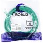 Патч-корд Cabeus PC-UTP-RJ45-Cat.6-5m-GN-LSZH U/UTP, кат6,2xRJ45/8p8c, зелен