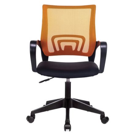 Кресло BRABIX "Fly MG-396", с подлокотниками, сетка, оранжевое/черное, 532084 Кресло BRABIX "Fly MG-396", с подлокотниками, сетка, оранжевое/черное, 532084