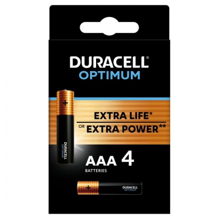 Батарейки DURACELL Optimum ААA/LR03-4BL уп/4шт Батарейки DURACELL Optimum ААA/LR03-4BL уп/4шт