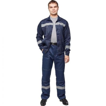 Костюм рабочий летний муж. л22-КБР т.син. (р.56-58) 182-188 Костюм рабочий летний муж. л22-КБР т.син. (р.56-58) 182-188