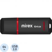 Флеш-память Mirex USB KNIGHT BLACK 64Gb (13600-FMUKNT64 )
