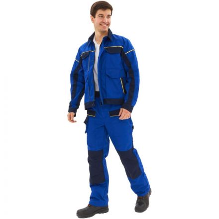 Костюм рабочий летний муж. л31-КБР син/вас (р.60-62) 170-176 Костюм рабочий летний муж. л31-КБР син/вас (р.60-62) 170-176