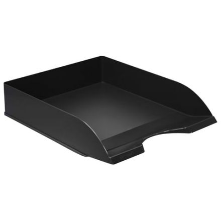 Лоток горизонтальный для бумаг "Дельта", А4 (315х250х60 мм), черный, ЛТГ-30460