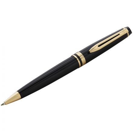 Ручка шариковая Waterman "Expert Black Lacquer GT" синяя, 1,0мм, подарочная упаковка Ручка шариковая Waterman "Expert Black Lacquer GT" синяя, 1,0мм, подарочная упаковка