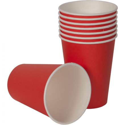 Стакан одноразовый бум 1-сл. d-90мм 300мл красный КОМУС 50шт/уп Стакан одноразовый бум 1-сл. d-90мм 300мл красный КОМУС 50шт/уп