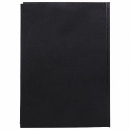 Книга учета 96 л., клетка, твердая, бумвинил, офсет, герб, А4 (200х290 мм), BRAUBERG, черная, 130275