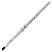 Кисть художественная синтетика имитация белки Гамма "Арбат", плоская №6, короткая ручка Кисть художественная синтетика имитация белки Гамма "Арбат", плоская №6, короткая ручка