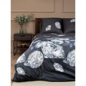 Постельное белье 1,сп микрофибра Black (нав. 70х70 2 шт), черный